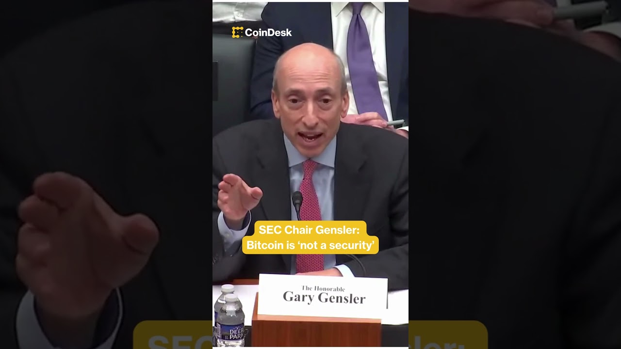 SEC Chair Gary Gensler Claims Bitcoin Is Not a Security